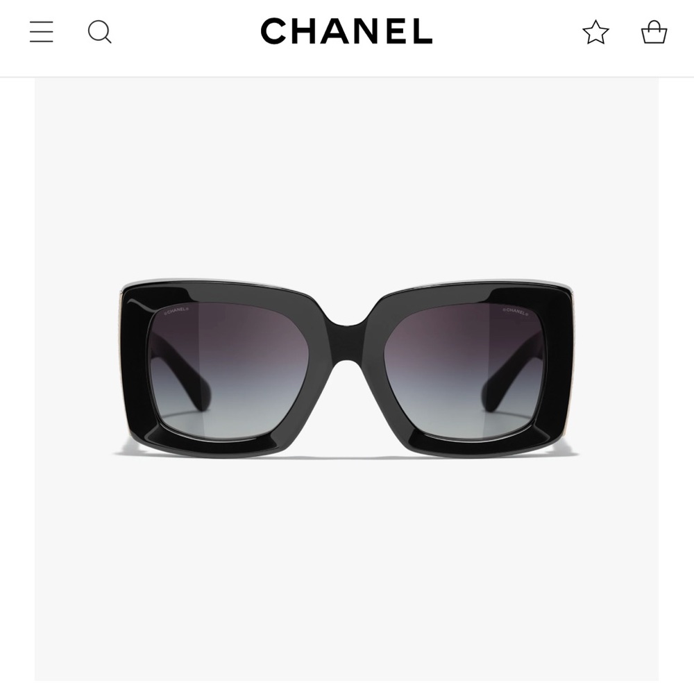 Tortoise & Gold Chanel Sunglasses